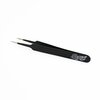 Excel Blades Straight Point Tweezers Needle Point Precision Tweezers Black, 12pk 30421